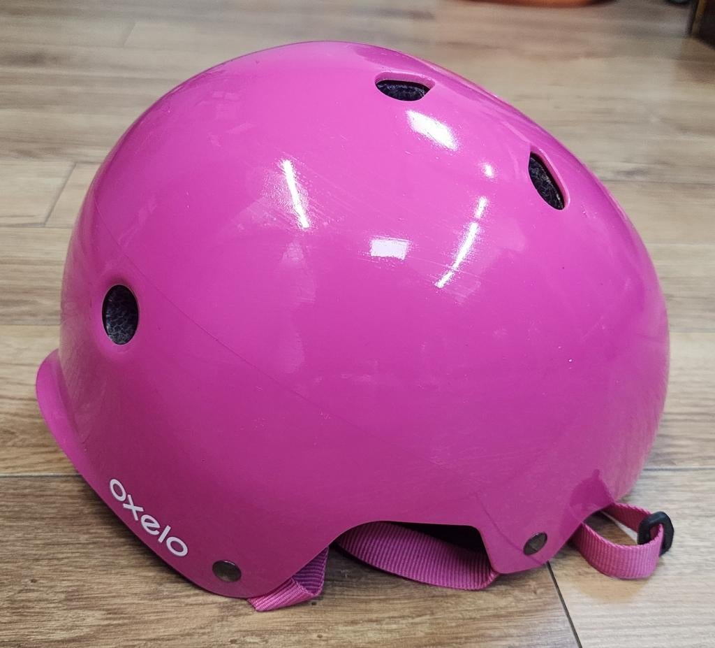 Roze scooterfietshelm, Helm voor fiets, scooter, skateboard, Ophalen, Gebruikt, Jongen of Meisje, Overige maten