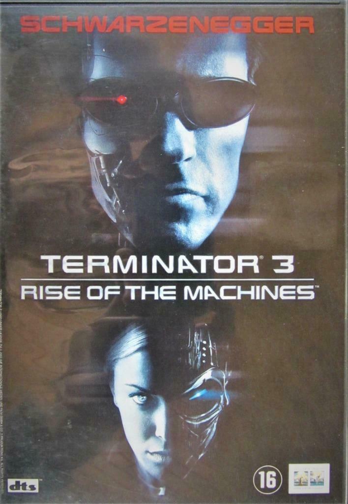 DVD  ACTIE-TERMINATOR 3,RISE OF THE MACHINES-SCHWARTZENEGGER, Tous les âges, Enlèvement ou Envoi, Comme neuf, Thriller d'action