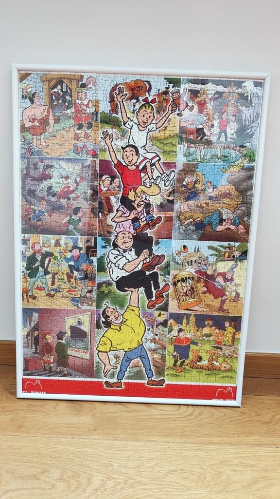 Poster/Puzzel Suske & Wiske ingelijst, Enlèvement