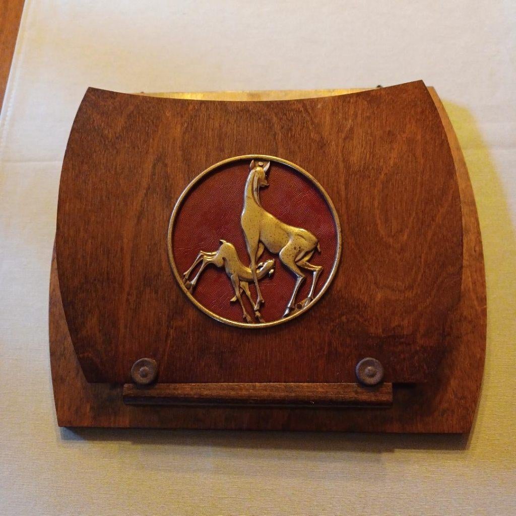 Vintage kranten/tijdschriftenhouder., Enlèvement, Utilisé