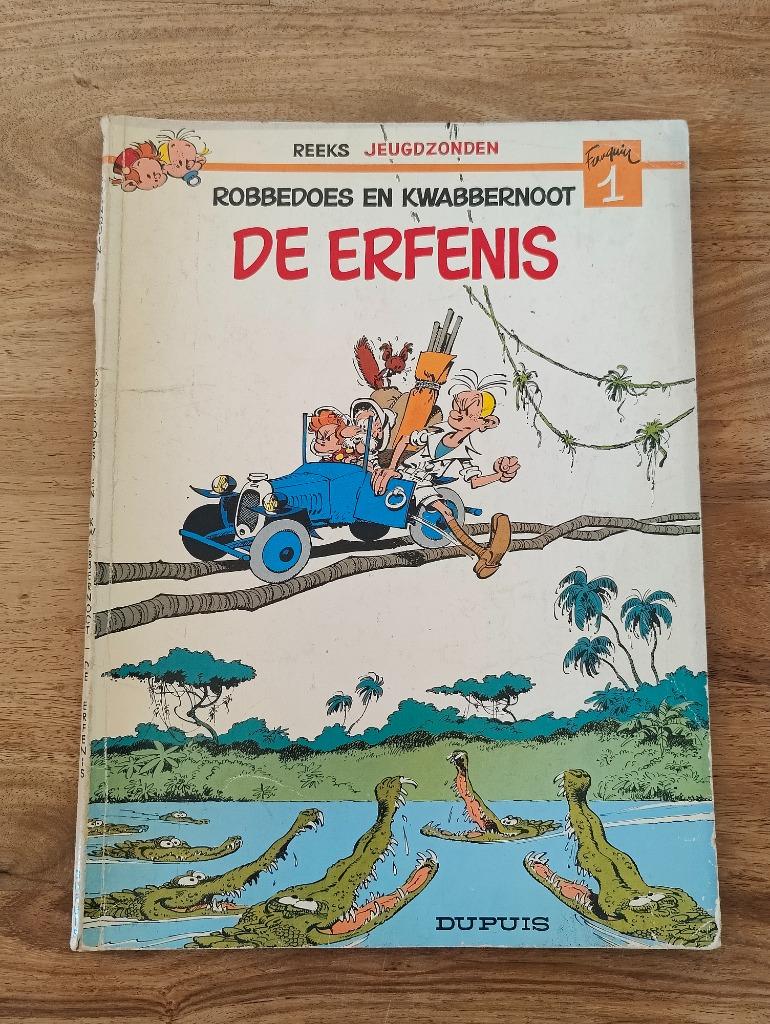 Stripalbum Robbedoes & Kwabbernoot - De erfenis, Ophalen of Verzenden, Gelezen