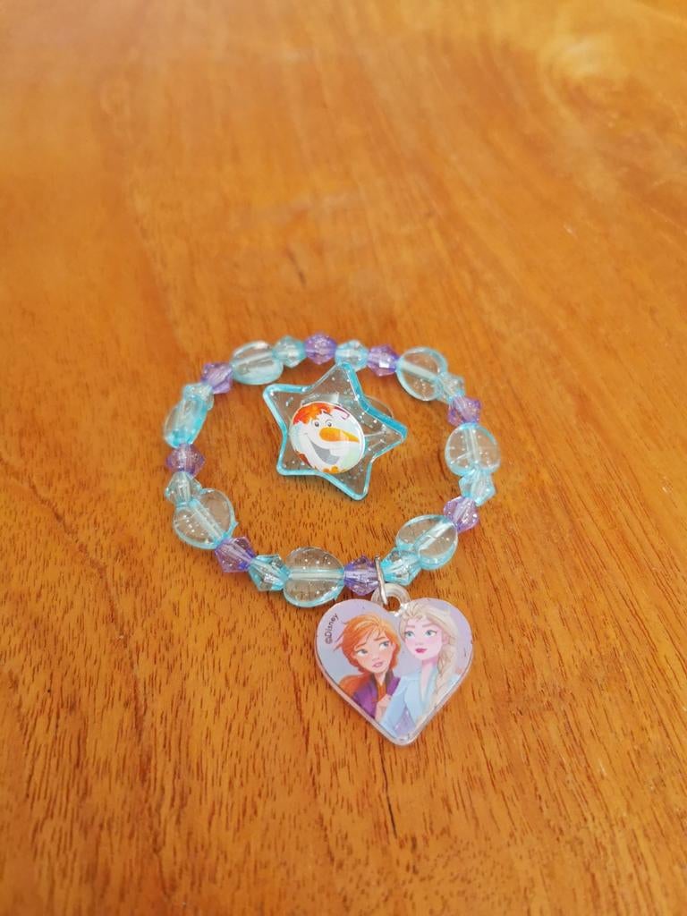 Armbandje en ring Frozen, Enfants & Bébés, Accessoires de mode pour enfants, Enlèvement ou Envoi, Utilisé, Disney