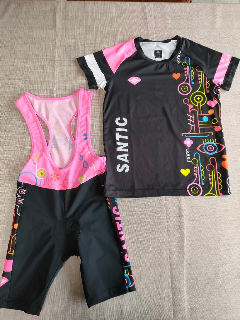 Fietskleding kind meisje  Santic, Ophalen of Verzenden, Zo goed als nieuw, Kinderen, Onderkleding