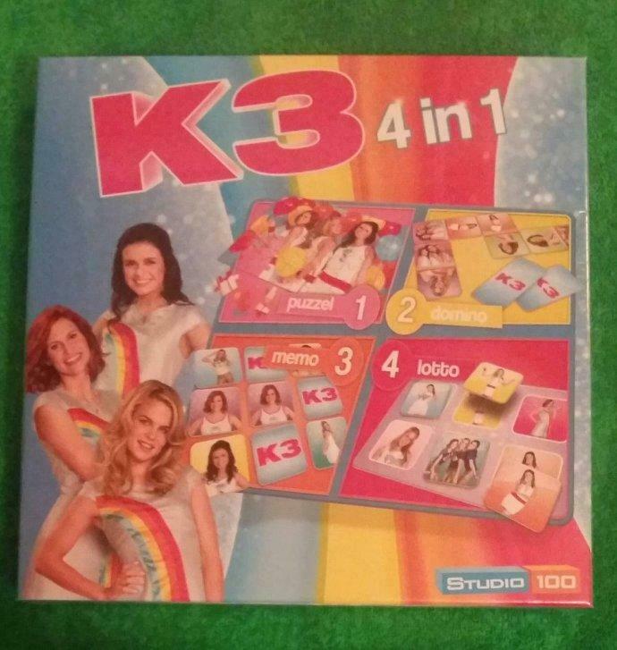 K3: 4 Jeux en 1 (Puzzel/Domino/Memo/Lotto) neuf et emballé, Kinderen en Baby's, Speelgoed | Kinderpuzzels, Nieuw, Ophalen of Verzenden