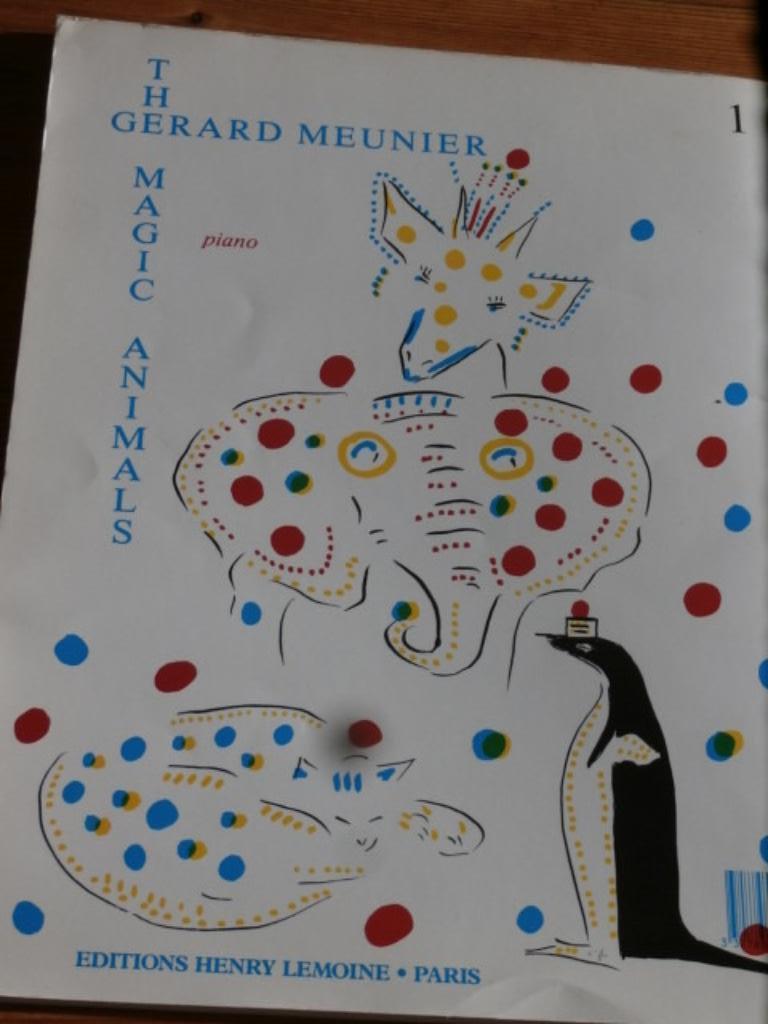 Les animaux magiques 1 -piano- Gérard Meunier, Neuf, Enlèvement ou Envoi, Piano, Classique