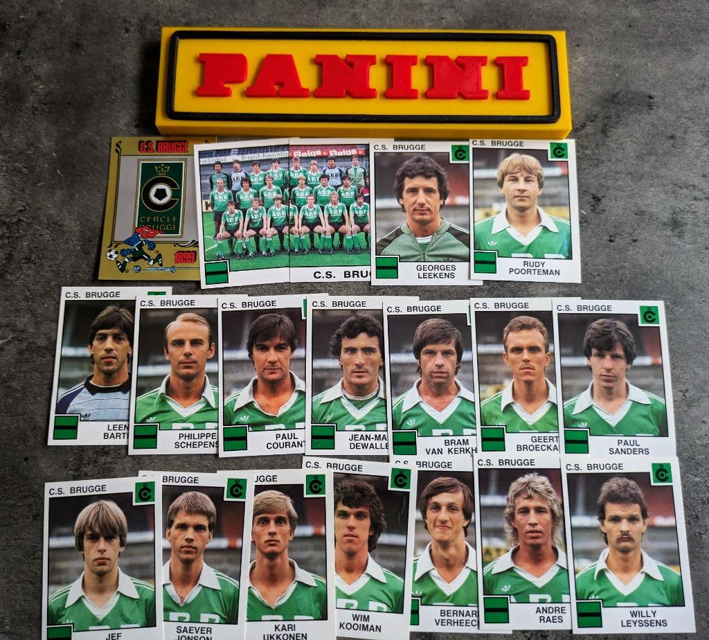 PANINI FOOTBALL 85  CERCLE BRUGGE 19 STICKERS 1985, Hobby en Vrije tijd, Stickers en Plaatjes, Nieuw, Verzenden