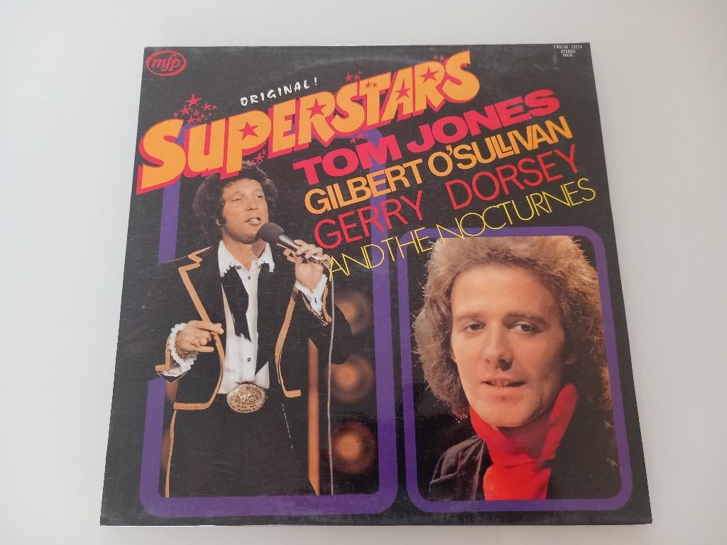 Vinyl LP Superstars Pop Rock Folklore Folk Tom Jones, Ophalen of Verzenden, 12 inch