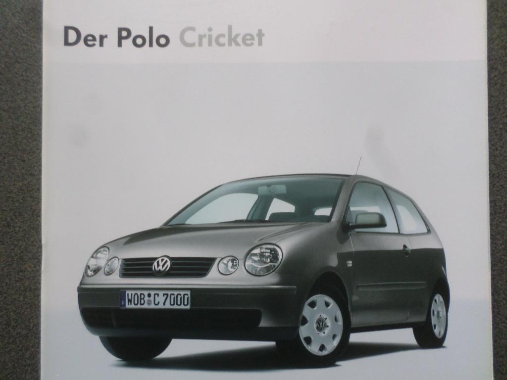 Brochure sur le cricket de la Volkswagen VW Polo, Enlèvement ou Envoi, Volkswagen