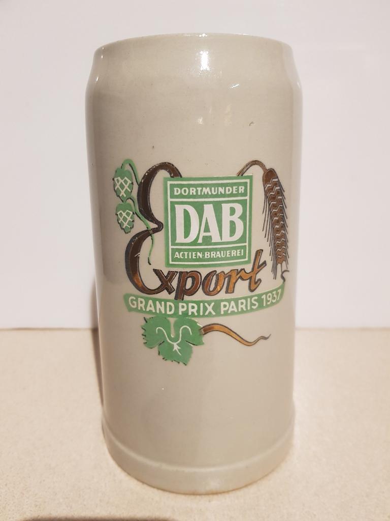 DAB Export bierpul 'Grand Prix Paris 1937', Verzamelen, Biermerken, Ophalen of Verzenden, Gebruikt, Pul(len), Overige merken