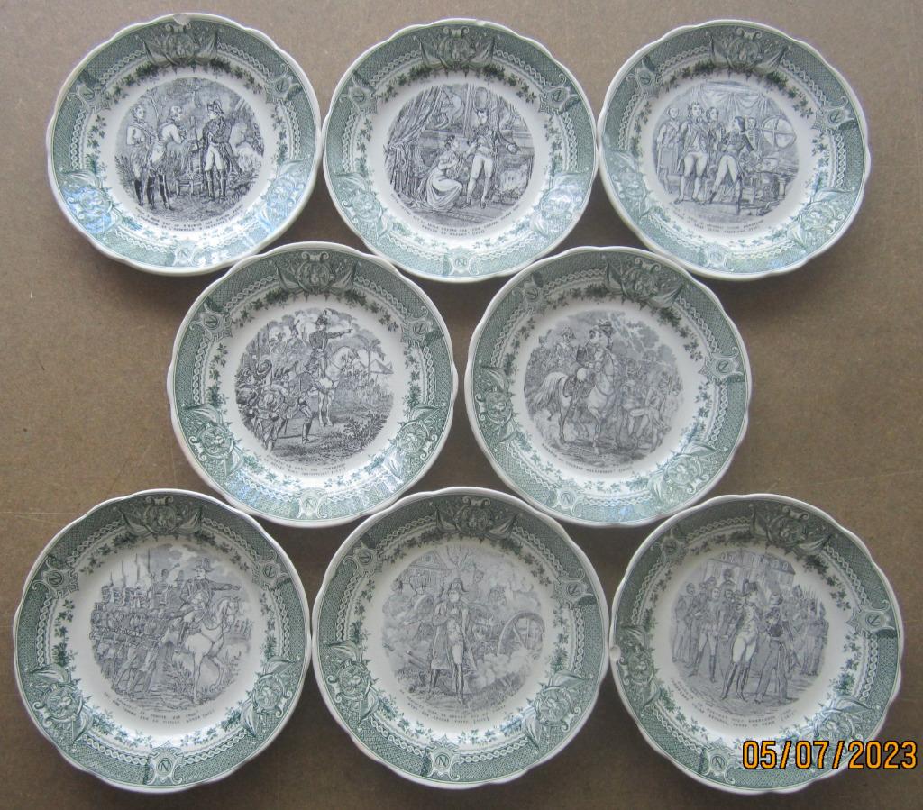 Porcelaine - SARREGUEMINE - Napoléon, Enlèvement
