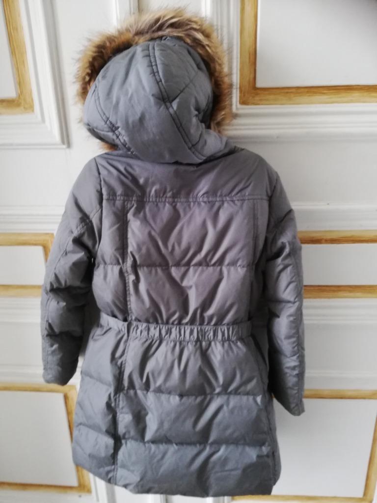 TOPPER Jacadi - dons - 8 jaar -128 - afneembare bontkraag -, Kinderen en Baby's, Ophalen of Verzenden, Zo goed als nieuw, Jas