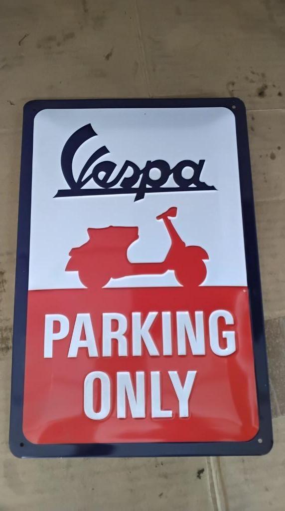 Reclame bordje vespa, Verzamelen, Ophalen of Verzenden, Nieuw