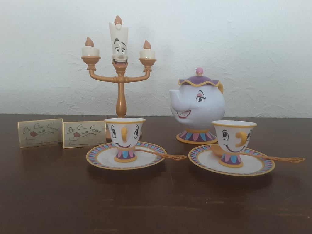 Disney Belle en het beest setje., Verzamelen, Disney, Ophalen of Verzenden, Assepoester of Belle, Gebruikt, Overige typen
