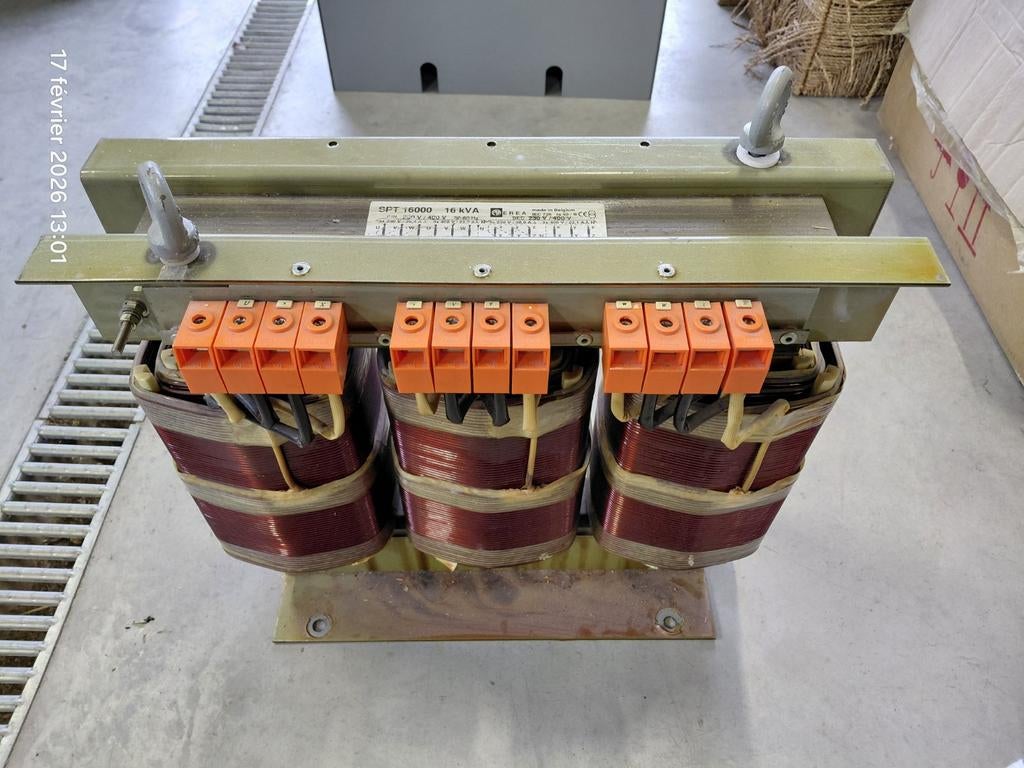 Transformateur triphasé Erea SPT16000, Enlèvement