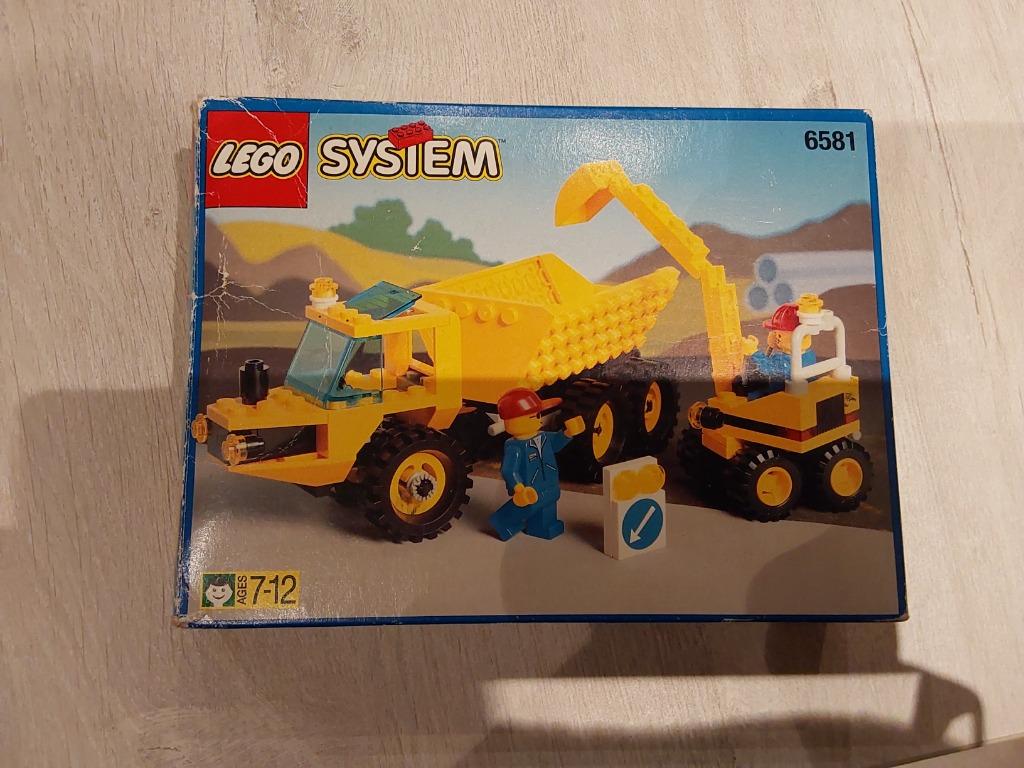 Lego 6581 vrachtwagen met bobcat, Enlèvement ou Envoi, Comme neuf, Lego