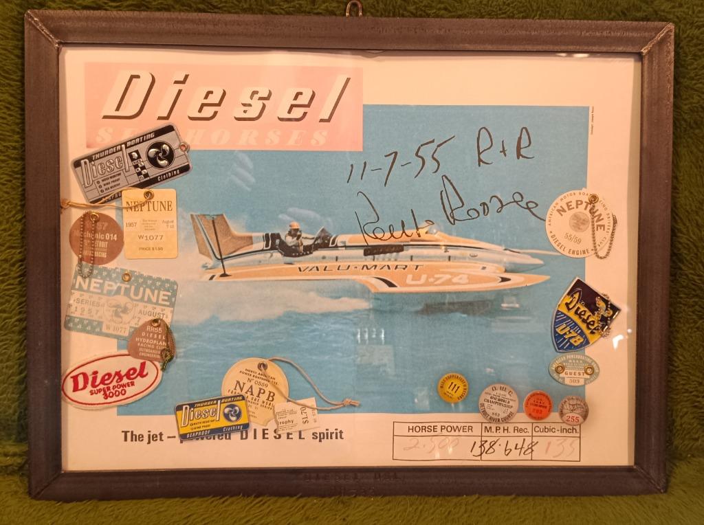 Kader wereld kampioenschappen Hydroplane boot te koop., Ophalen, Gebruikt