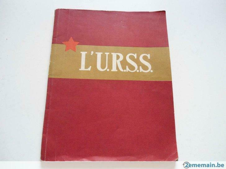 Ancien Livre sur L'URSS de L'Exposition de Bruxelles de 1958