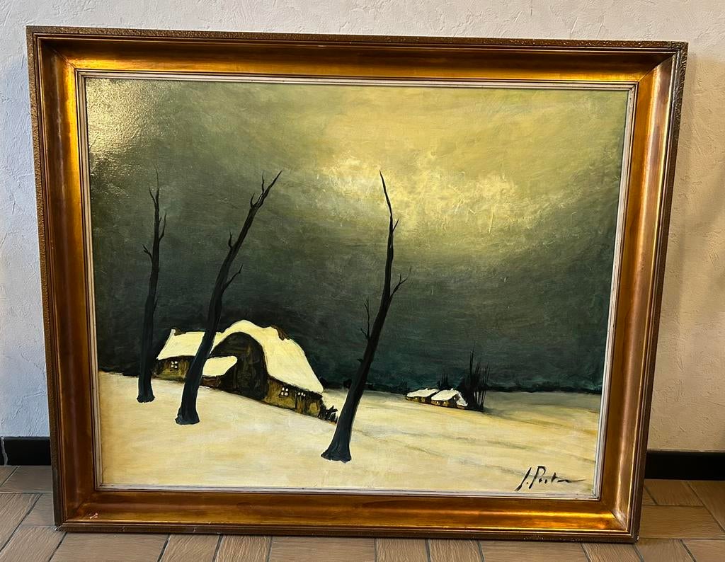 Vlaamse winter schilderij, Enlèvement