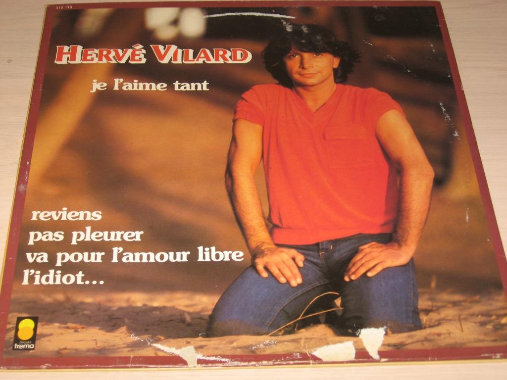 Disque vinyl 33 tours Hervé Vilard je l'aime tant, Enlèvement ou Envoi, Comme neuf
