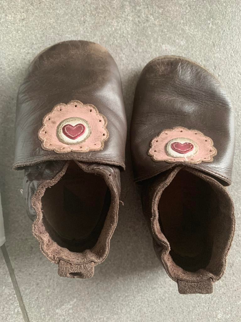 Bobux slofjes maat L (15-21m), Kinderen en Baby's, Ophalen, Slofjes, Gebruikt, Meisje