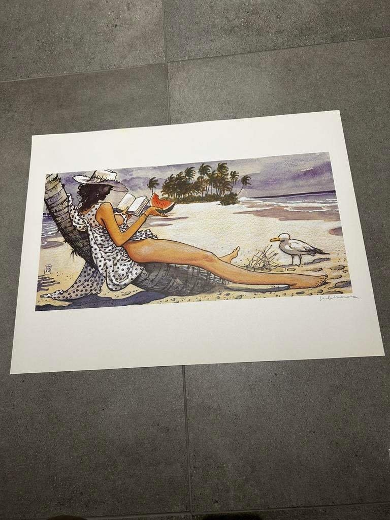 Milo manara prent gesigneerd 1995, Verzamelen, Ophalen of Verzenden, Nieuw