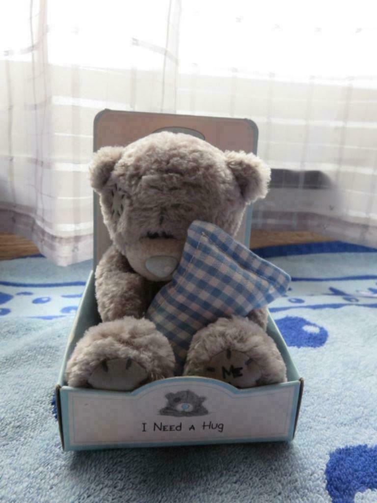 MeToYou beer met kussen - Knuffel - I Need a Hug, Enlèvement ou Envoi, Comme neuf, Ours