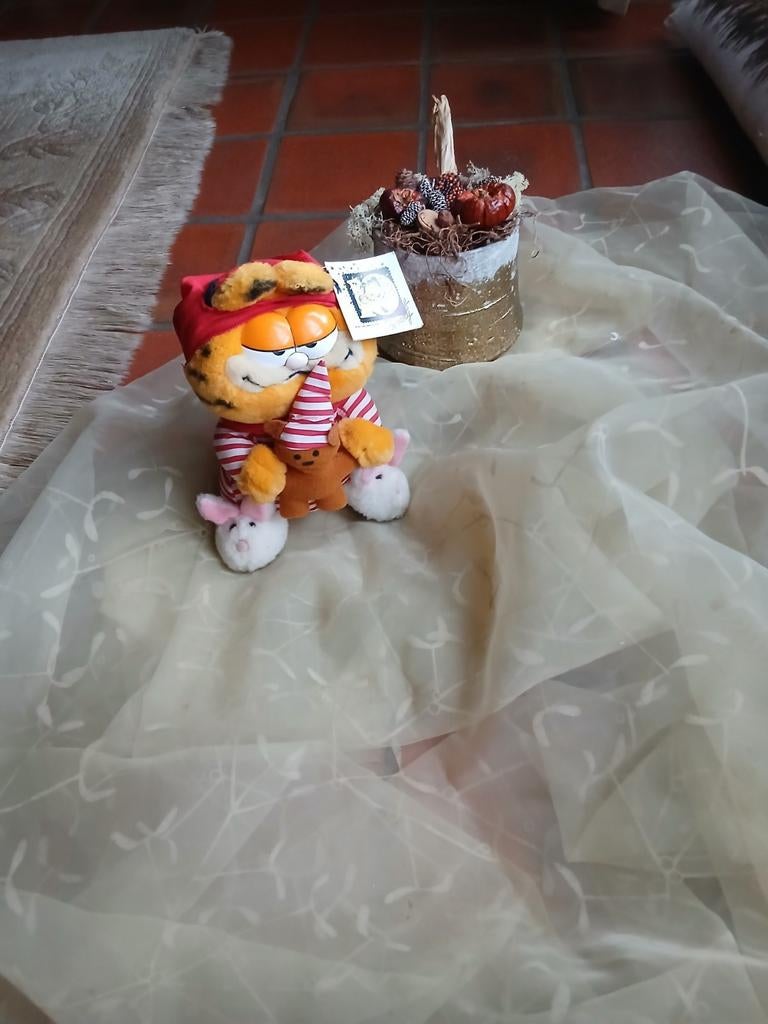 Garfield knuffel-winterthema-verzamelobject -mooie staat, Enlèvement ou Envoi, Garfield, Comme neuf