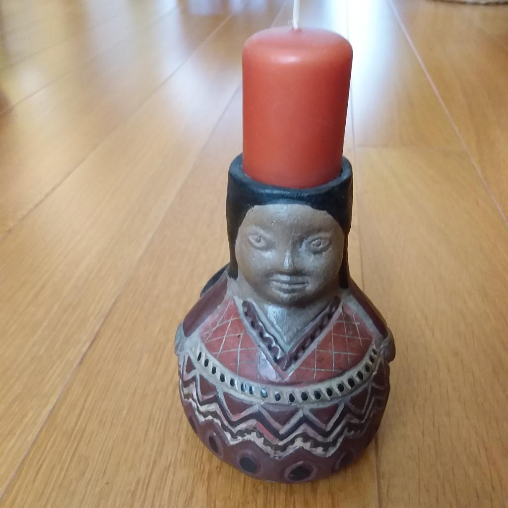 Kleine handgemaakte terracotta vaas, Ophalen of Verzenden