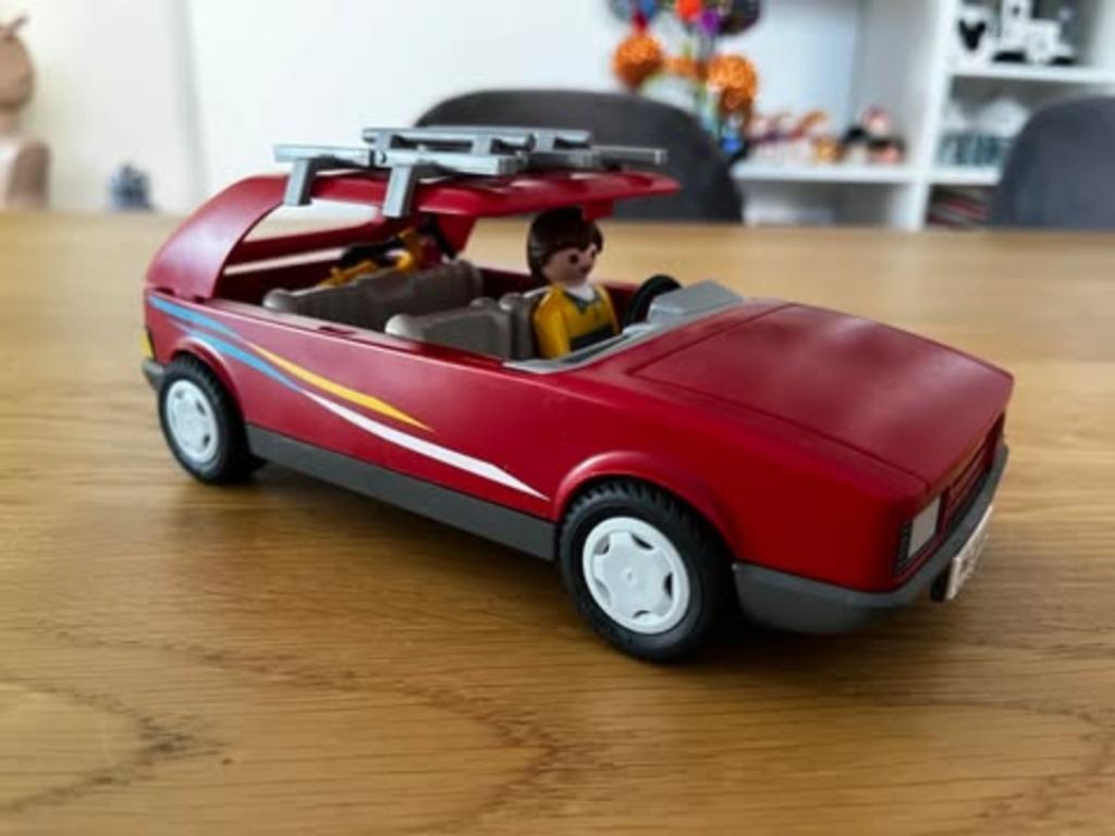 playmobil rode auto, Enlèvement, Utilisé, Playmobil en vrac