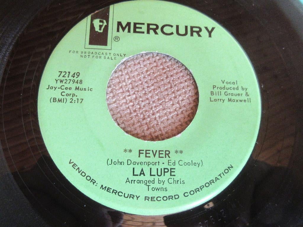 La Lupe‎ — Fever/Ooh Mercury 72149 Promo, Cd's en Dvd's, Vinyl Singles, Gebruikt, Single, 1960 - 1969, Latin en Salsa, 7 inch