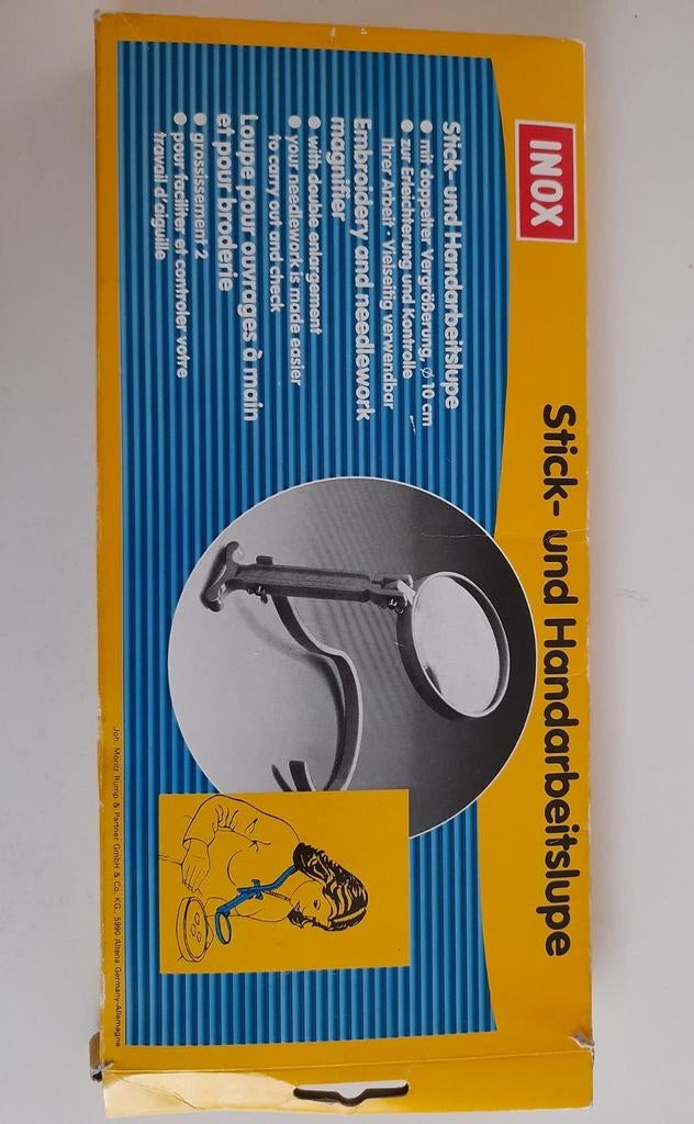 Loupe mains libres INOX, Enlèvement ou Envoi, Comme neuf