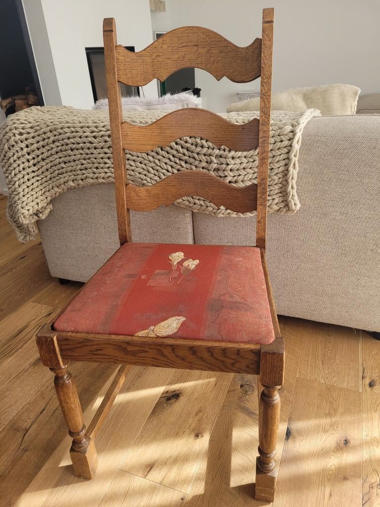 6 chaises en bois, Enlèvement