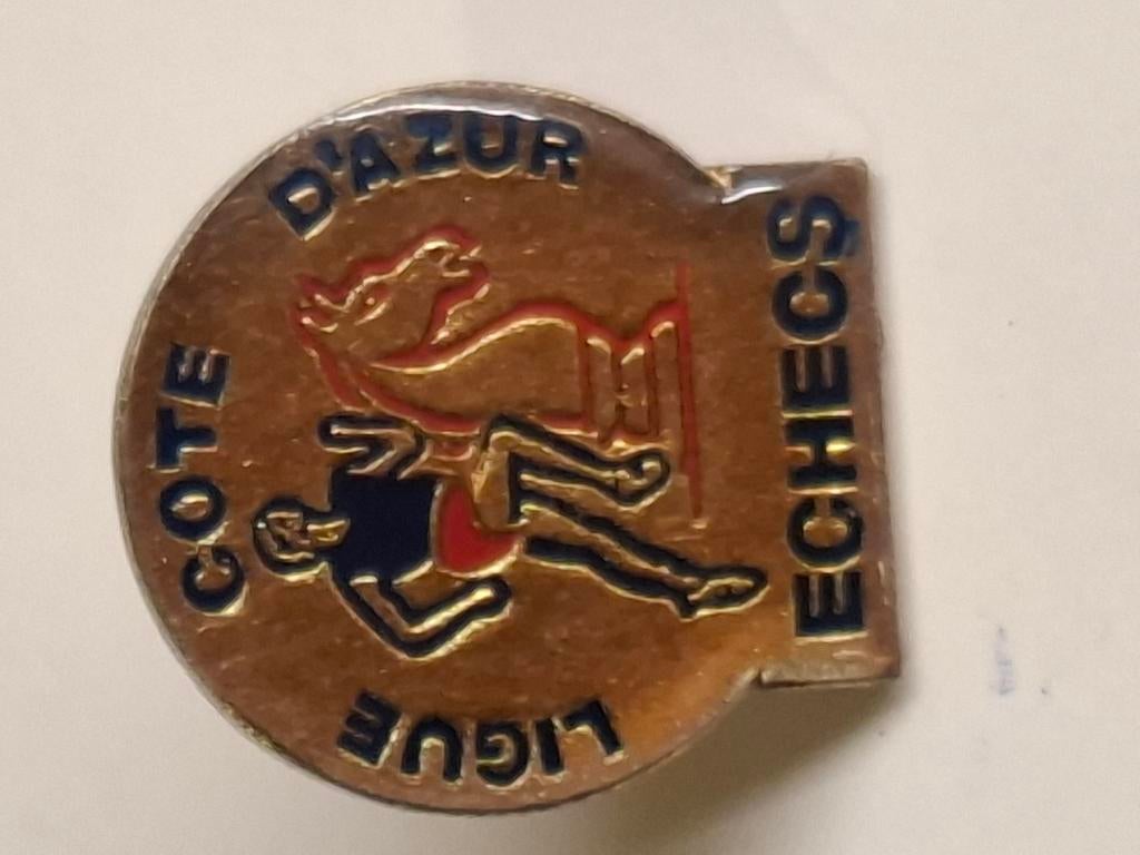 Pin Ligue 7 Côte d'Azur - Chèques, Envoi, Comme neuf