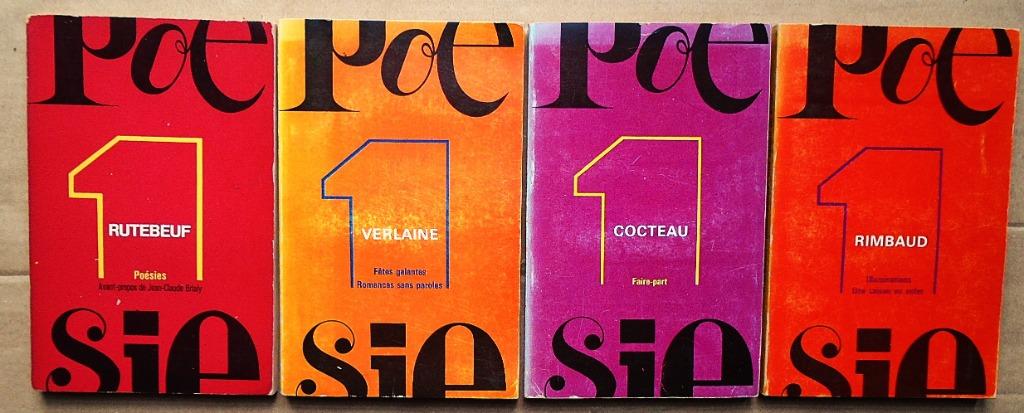 Poésie - Rutebeuf, Verlaine, Cocteau, Rimbaud - 1969 -1re éd, Plusieurs auteurs, Diverse auteurs, Utilisé, Envoi