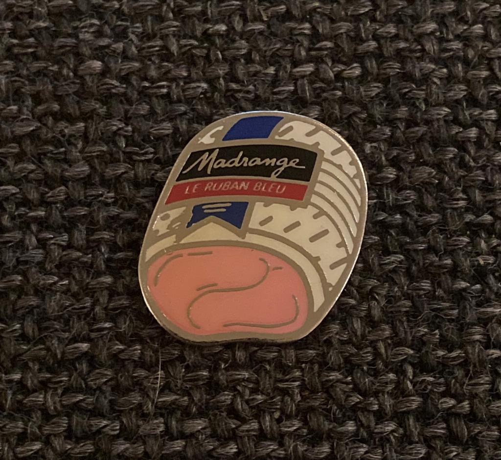 PIN - MADRANGE - LE RUBAN BLEU - JAMBON DE PARIS - HAM, Envoi, Utilisé, Marque, Insigne ou Pin's