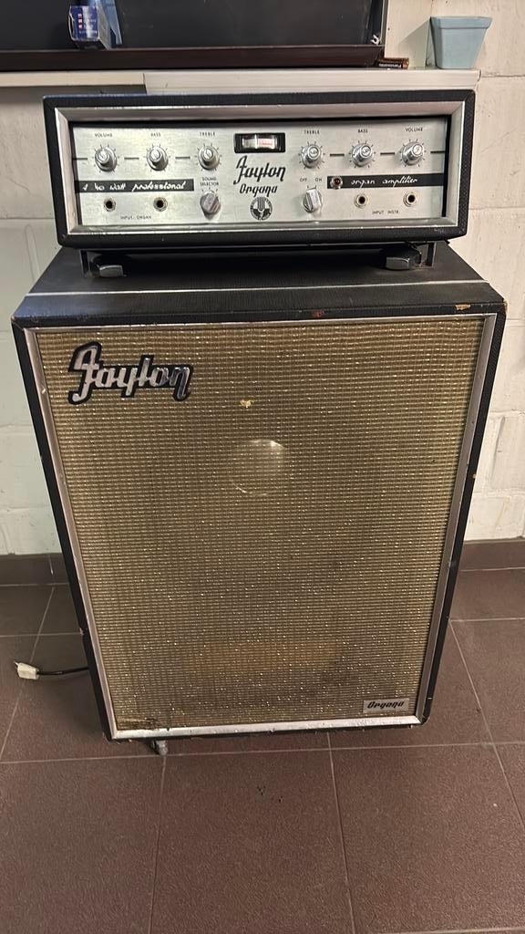 Faylon versterker Organa jaren 70, Muziek en Instrumenten, Versterkers | Bas en Gitaar, Gitaar, Ophalen
