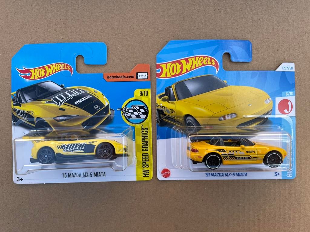 Hot wheels mazda mx5 set hotwheels, Ophalen of Verzenden