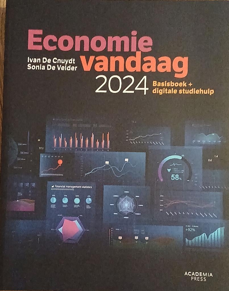 Economie vandaag 2024, Boeken, Studieboeken en Cursussen, Ophalen, Gelezen, Hogeschool, Academia Press