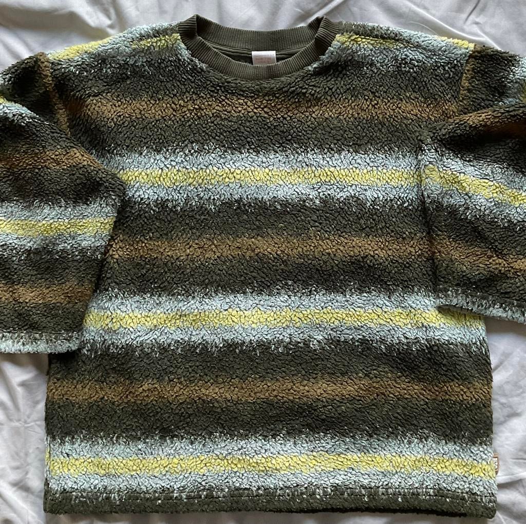 Pull en polaire doux à rayures, taille 128, Enlèvement ou Envoi, Cakewalk, Pull ou Veste