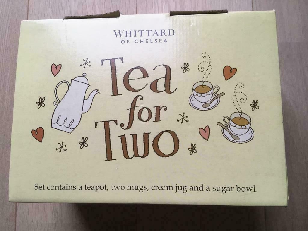 Theeset Whittard of Chelsea NIEUW, Huis en Inrichting, Keuken | Servies, Ophalen, Nieuw, Compleet servies