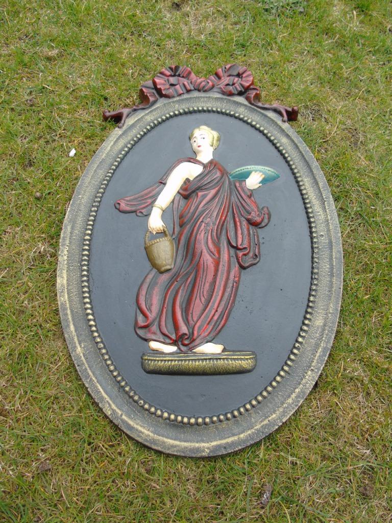 wanddecoratie gietijzeren frame, Grieks., Verzenden, Nieuw