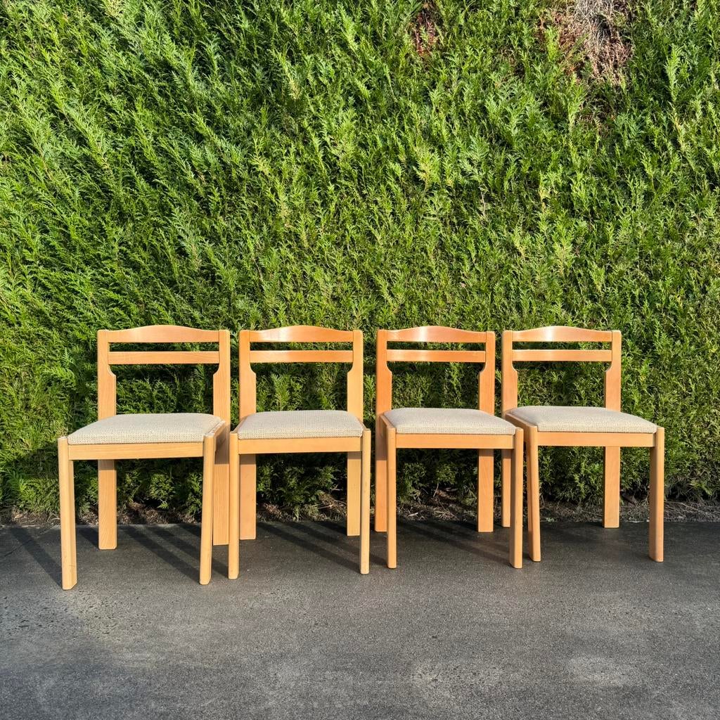 Set (4) eetkamerstoelen, Antiek en Kunst, Antiek | Meubels | Stoelen en Sofa's, Ophalen