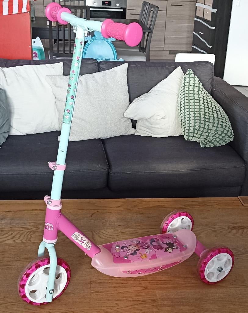 Trottinette Rose Minnie - Smoby, Vélos & Vélomoteurs, Enlèvement, Utilisé, Autres types, Smoby