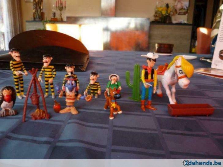 Lucky Luke figuurtjes uit eigen verzameling, Boeken, Stripverhalen, Verzenden, Gelezen