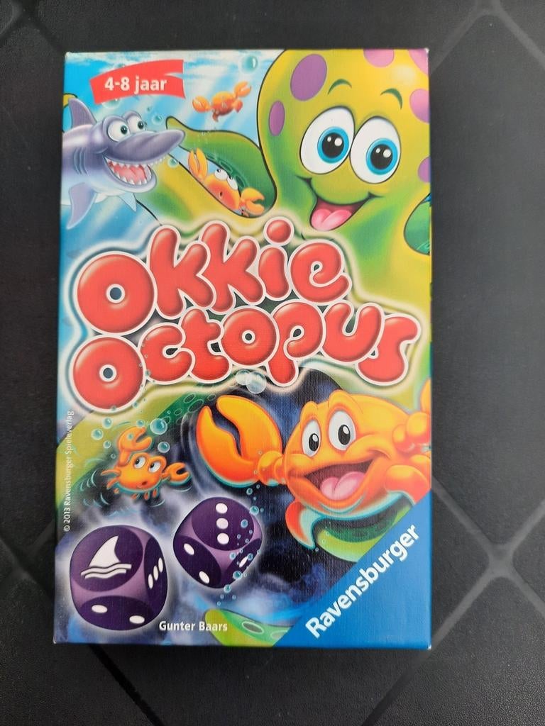 Reisspel Okkie octopus van Ravensburger, Hobby & Loisirs créatifs, Jeux de société | Autre, Utilisé, Enlèvement ou Envoi