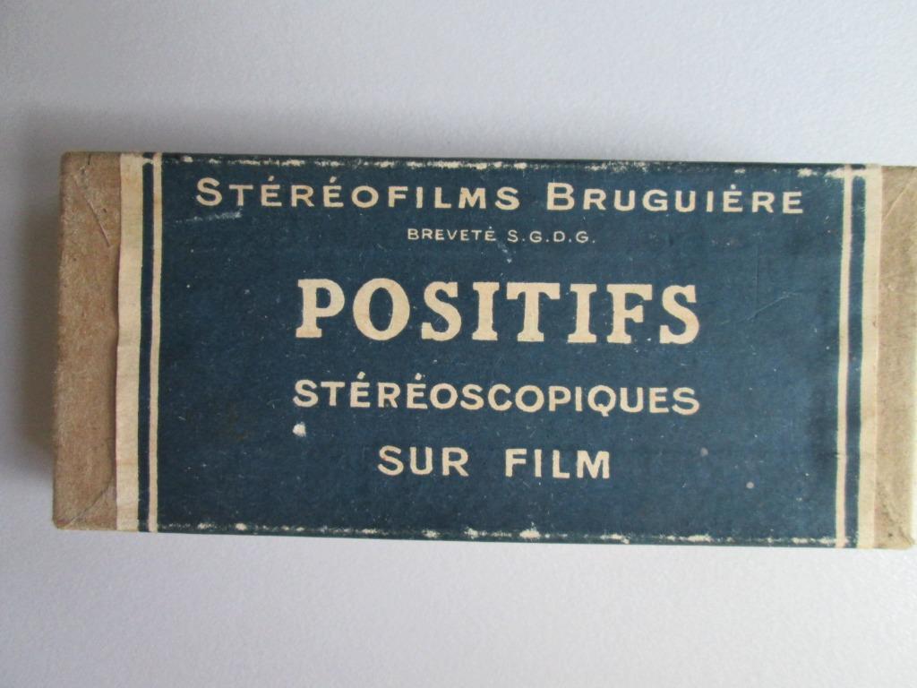 Oude "positifs" voor een antieke stereokijker, Ophalen of Verzenden