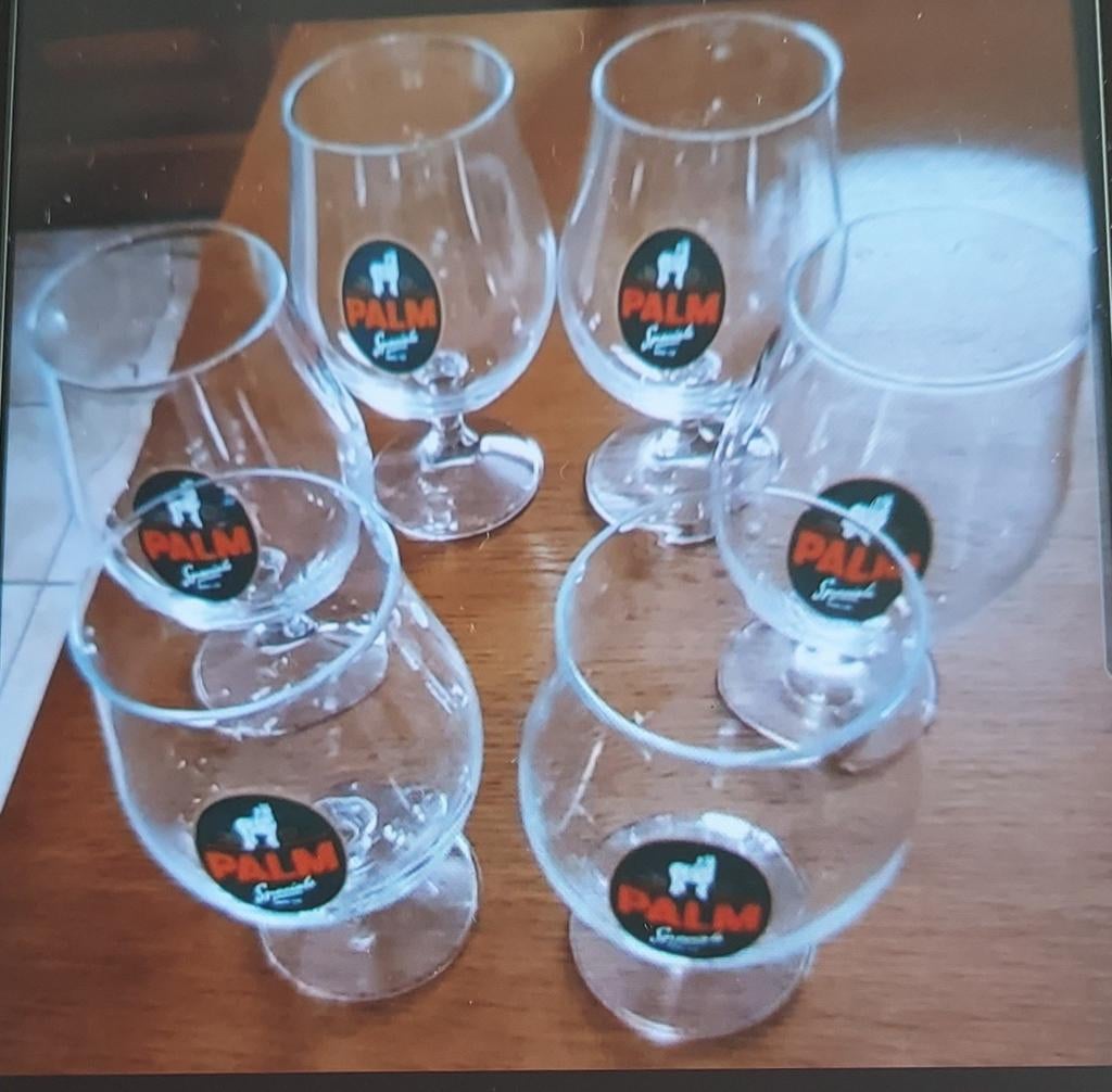 6 verres palm neufs, Enlèvement ou Envoi, Comme neuf, Palm