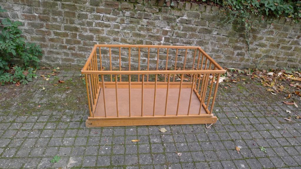 opplooibaar houten kinderpark  h=50, b=65, l=110, Kinderen en Baby's, Babyparken, Ophalen, Gebruikt, Rechthoekig