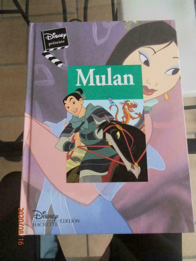 Livre "Mulan" - DISNEY HACHETTE (1998), Garçon ou Fille, Enlèvement ou Envoi, Utilisé, Contes (de fées)