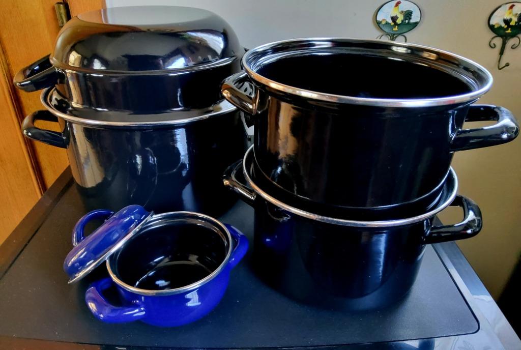 Ensemble de pots à moules avec un petit pot à moules super m, Enlèvement ou Envoi, Comme neuf, Autres types, Plaque céramique
